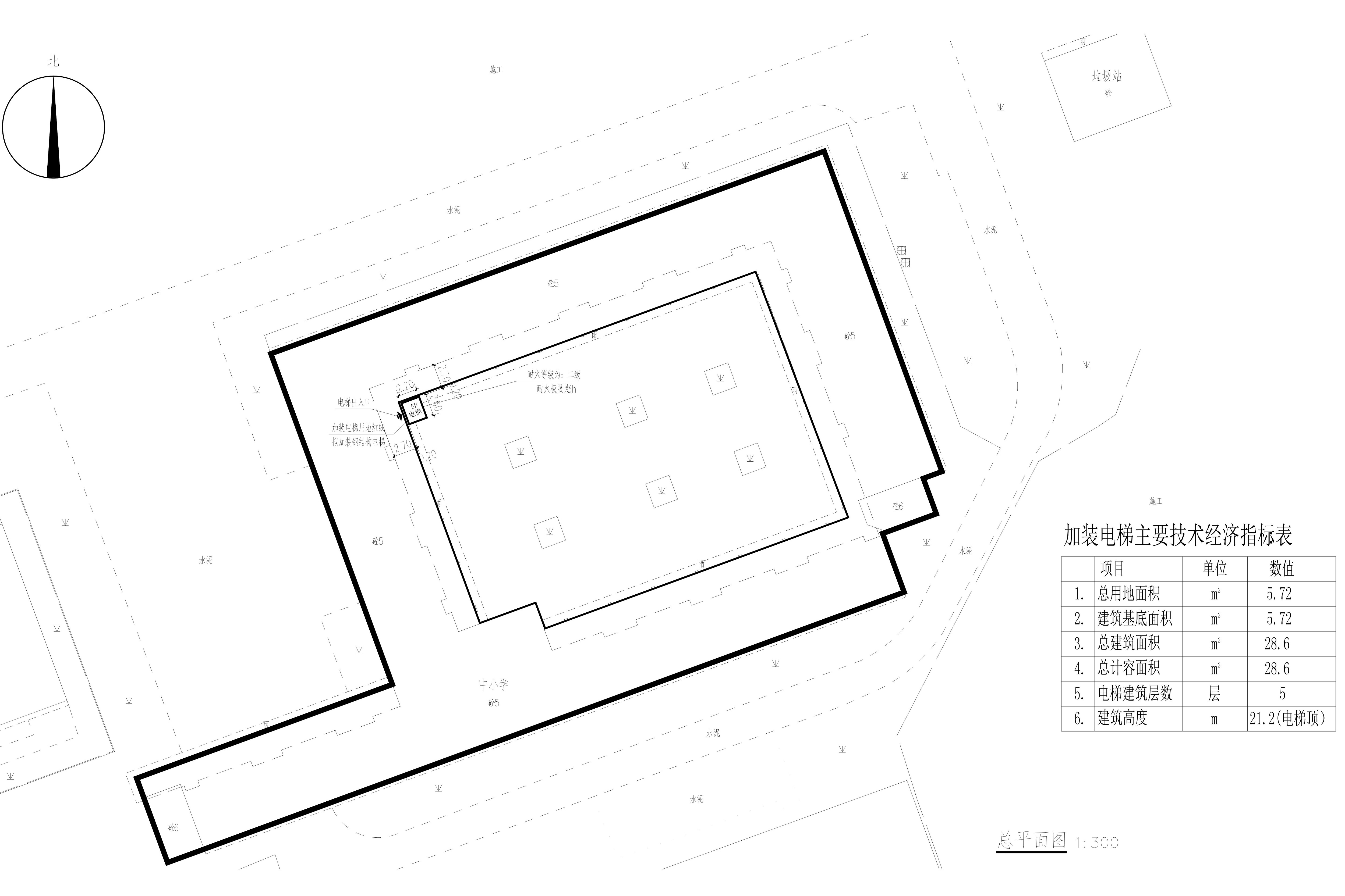 總平面。鳳翔山湖北區(qū)學校教學樓加裝電梯_t3-Model_1.jpg